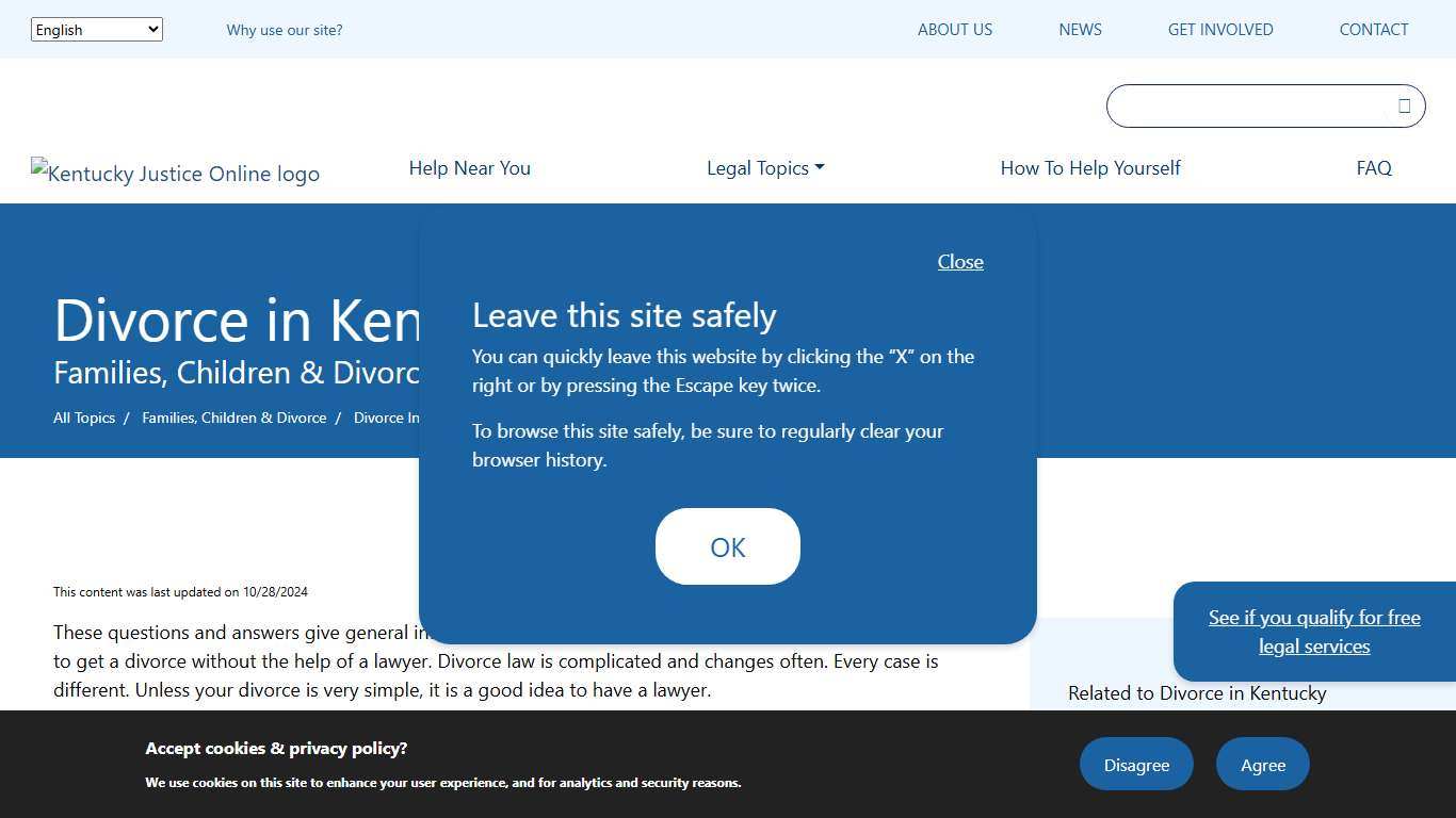 Divorce in Kentucky | Kentucky Justice Online